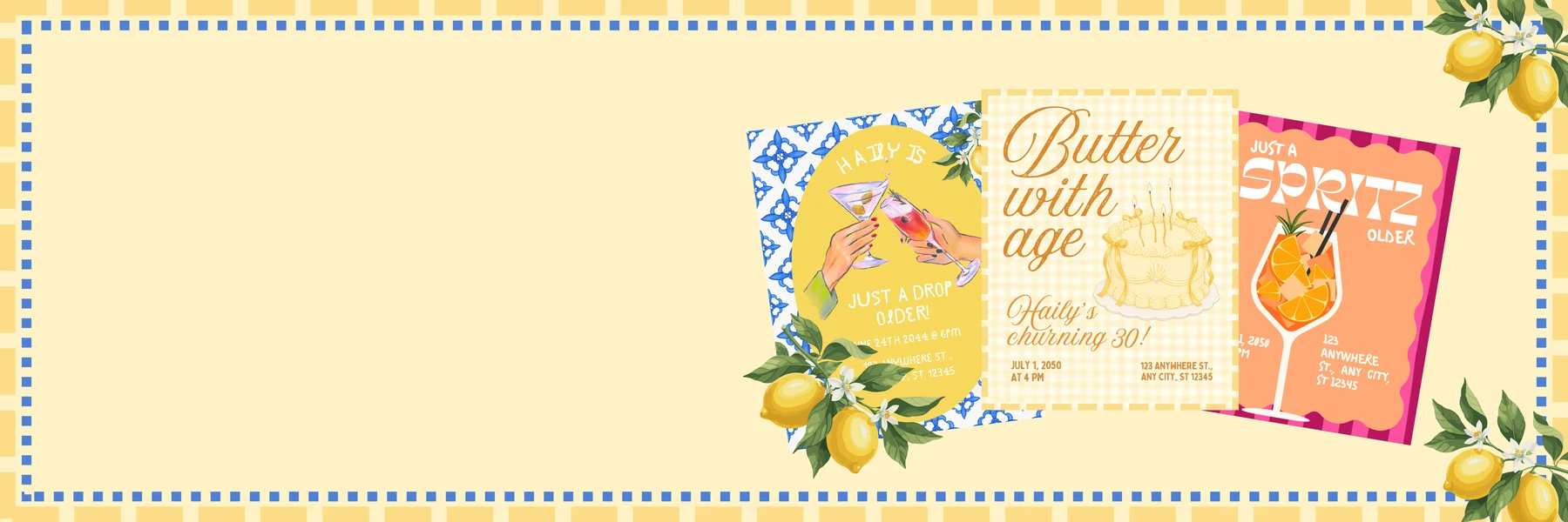 Create Your Invite banner